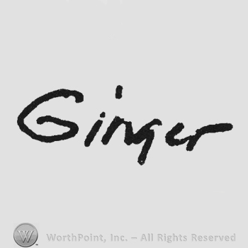 Bold handwriting Ginger
