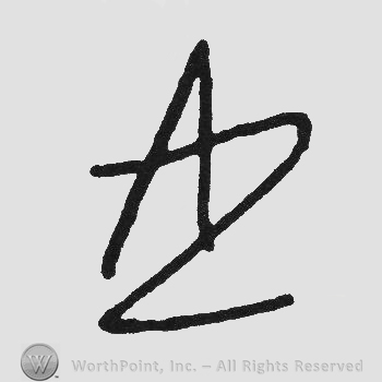 Monogram of letters AZ