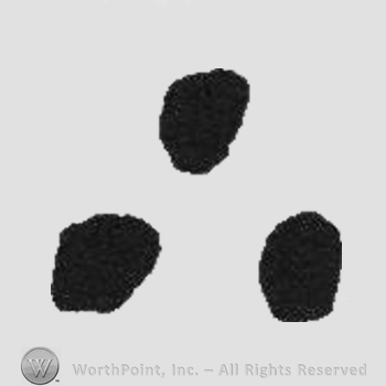 Three dots in triangle shape