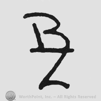 Monogram of letters ZB