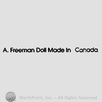 Capital writing: A Freeman Doll Made in Canada