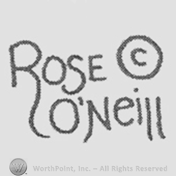 Rose O'Neill written on 2 rows