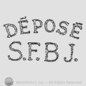 Depose S.F.B.J. written on 2 rows