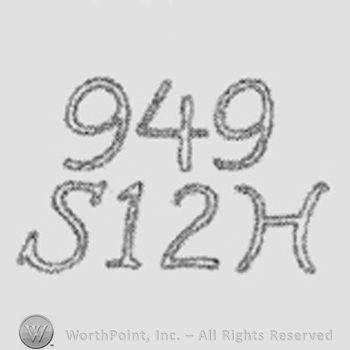 Written on 2 rows: 949 above, S12H below