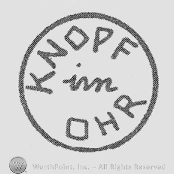 Writings in a circle: Knopf, im, Ohr