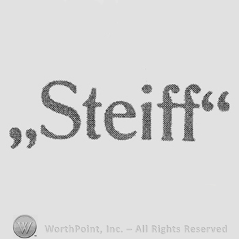 Steiff written between quotation marks