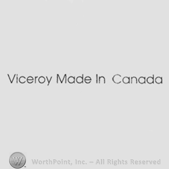 Viceroy Made in Canada written on a straight line