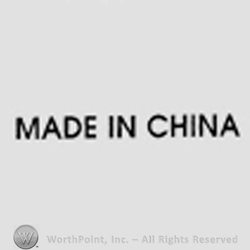 Mark used: Made in China
