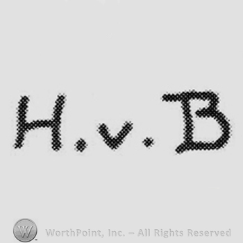 Initials: H.v.B