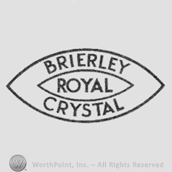 "Royal" written in the first eye shape, "Brierly" above, "Crystal" below in the second eye shape