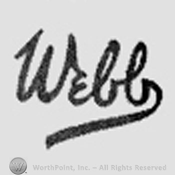 Handwritten and underlined name: "Webb"