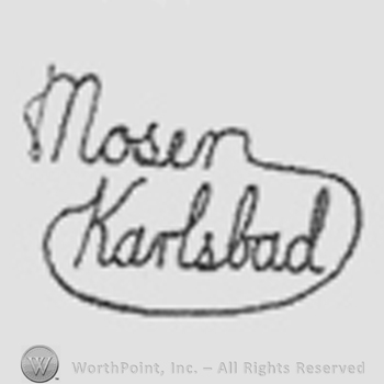 "Moser Karlsbad" handwritten