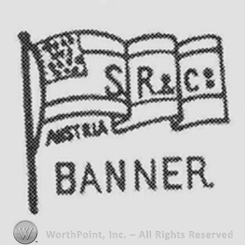 Flag with inscription "S.R. & Co" written on, "Austria" written below, "Banner" written on the bottom