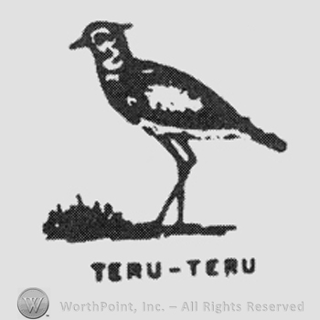 Bird facing left. "Teru-Teru" written below