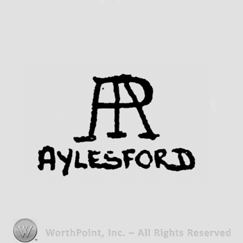 Monogram of initials AAP, written below: Aylesford
