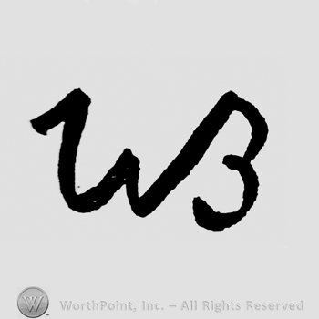 Signature of initials W B