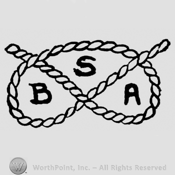 Staffordshire Knot mark, manufacturer's initials written in the segments: B S A