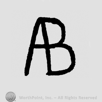 Monogram mark of initials: A B