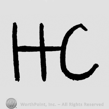 Monogram mark of initials: H C