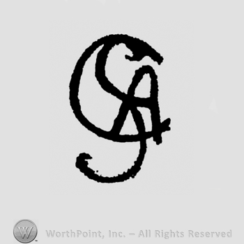 Monogram mark of initials: C S A