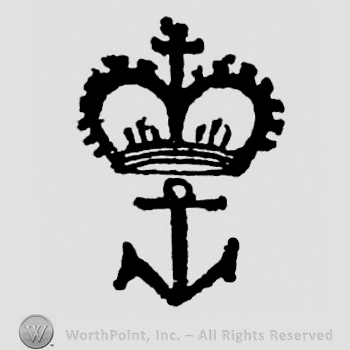 Crown above anchor