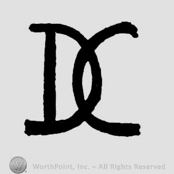 Monogram of initials: D C