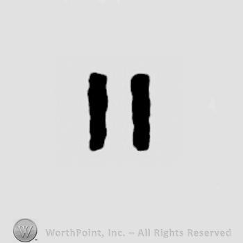 Two heavy vertical lines
