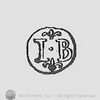 Circle enclosing initials I and B.
