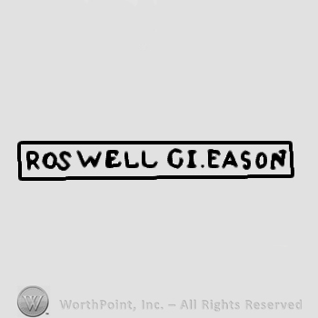 ROSWELL GLEASON written.
