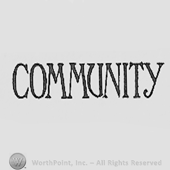 COMMUNITY written.