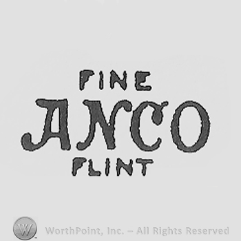 FINE ANCO FLINT written on three lines.