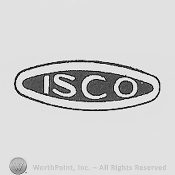 Black oval and ISCO written in.