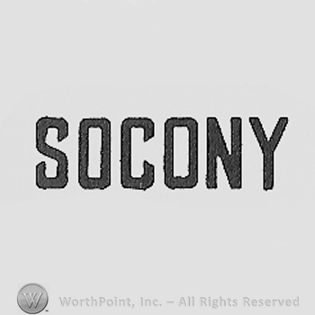 SOCONY written.