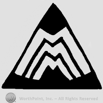 Triangular-shape design similar to overlayed different shape mountains