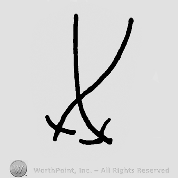 Stylized crossed swords