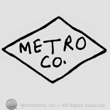 Metro Co.written with uppercase letters inside a diamond