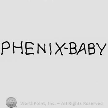 Phenix-Baby written with uppercase letters