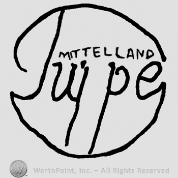 Juppe handwritten with lowercase letters inside a circle