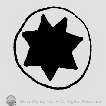 Seven corners star inside a circle