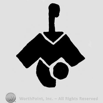 Stylized eagle holding a globe