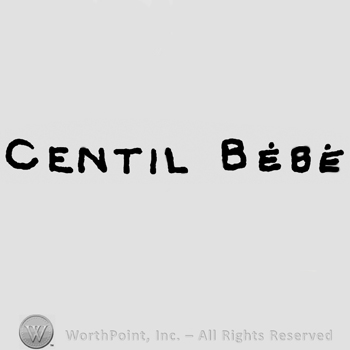Gentil Bebe written with uppercase letters