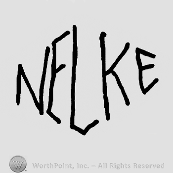 Nelke written with uppercase letters