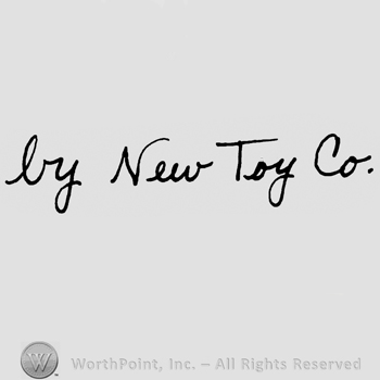 By New Toy Co.handwritten with lowercase letters