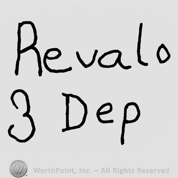Revalo 3 Dep written with lowercase letters