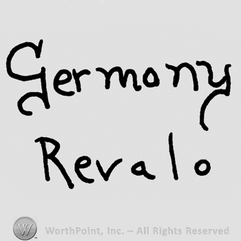 Germany Revalo written with lowercase letters