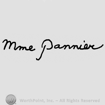 Mme. Pannier handwritten with lowercase letters