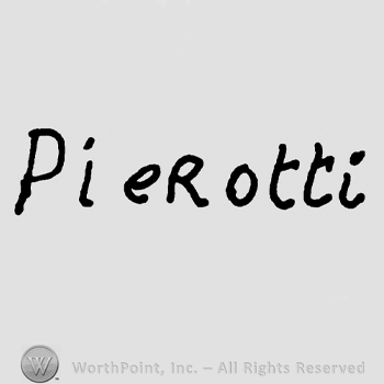 Pierotti written with lowercase letters