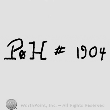 Uppercase P&H followed by the # symbol and number 1904