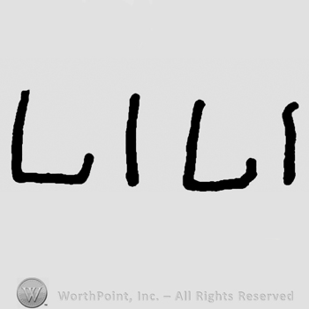 Lili written with uppercase letters