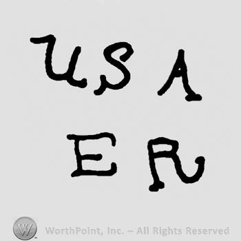 Uppercase USA over uppercase ER